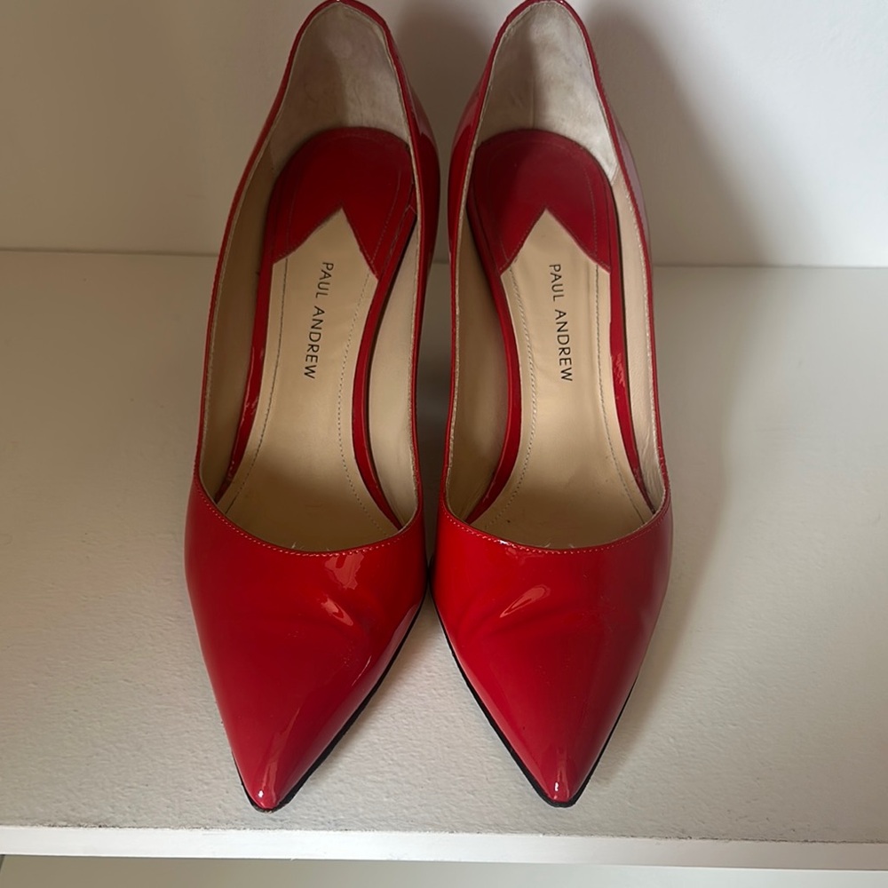 Paul Andrew Red Stiletto Heels